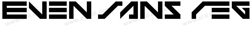 Even Sans Regular字体转换